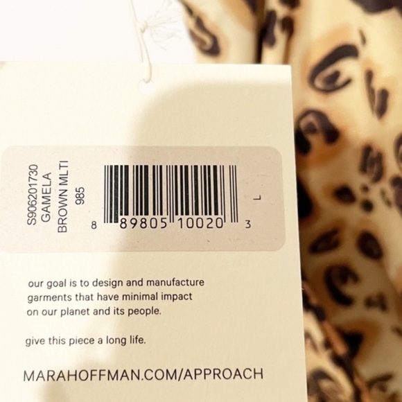 NWT Mara Hoffman Gamela Leopard Print Brown
Multi Tie Waist One Piece Swimsuit - Picture 9 of 9